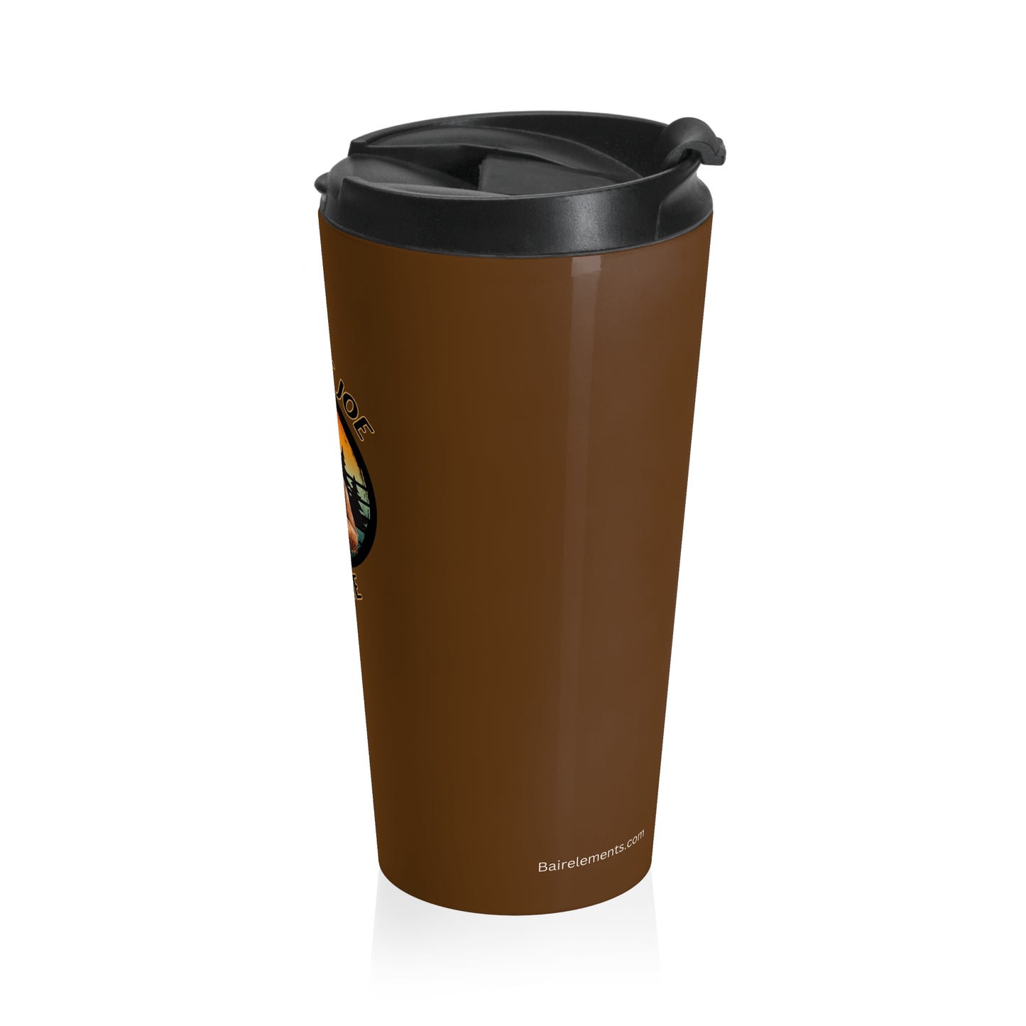 Bigfoot Joe Coffee Logo Stainless Steel Travel Mug